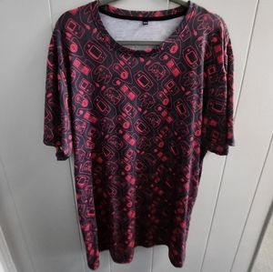 Nintendo All Over Graphic Tee Size XXL